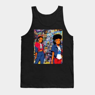 Lofi Hip hop Music - anime lofi music aesthetic Anime Tank Top